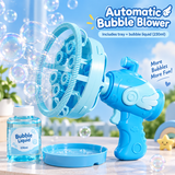 Angel Wing Automatic Bubble Blower – Double-Layer Electric Bubble Machine for Kids