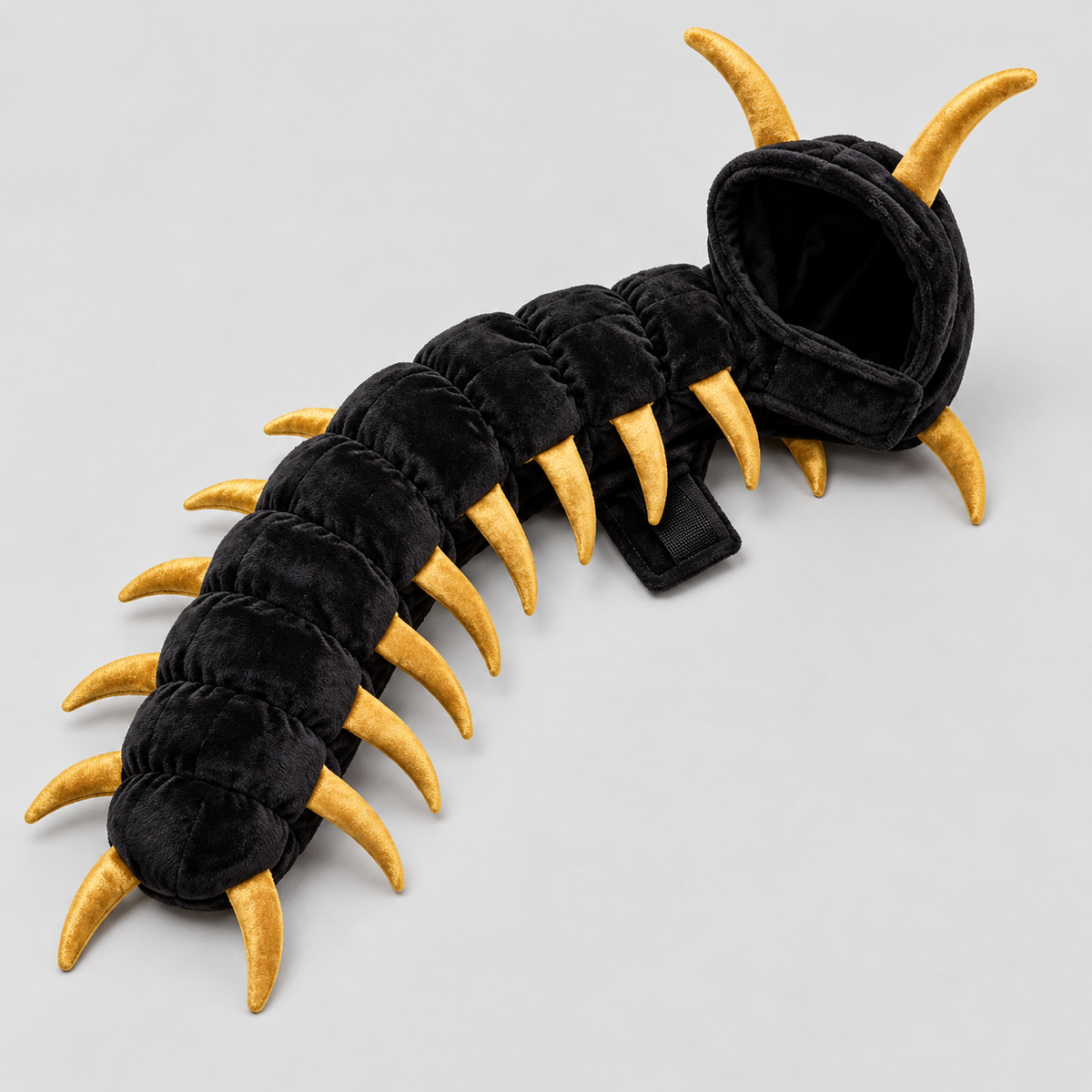 50-Inch Plush Centipede Cat Costume – Adjustable Halloween Pet Outfit