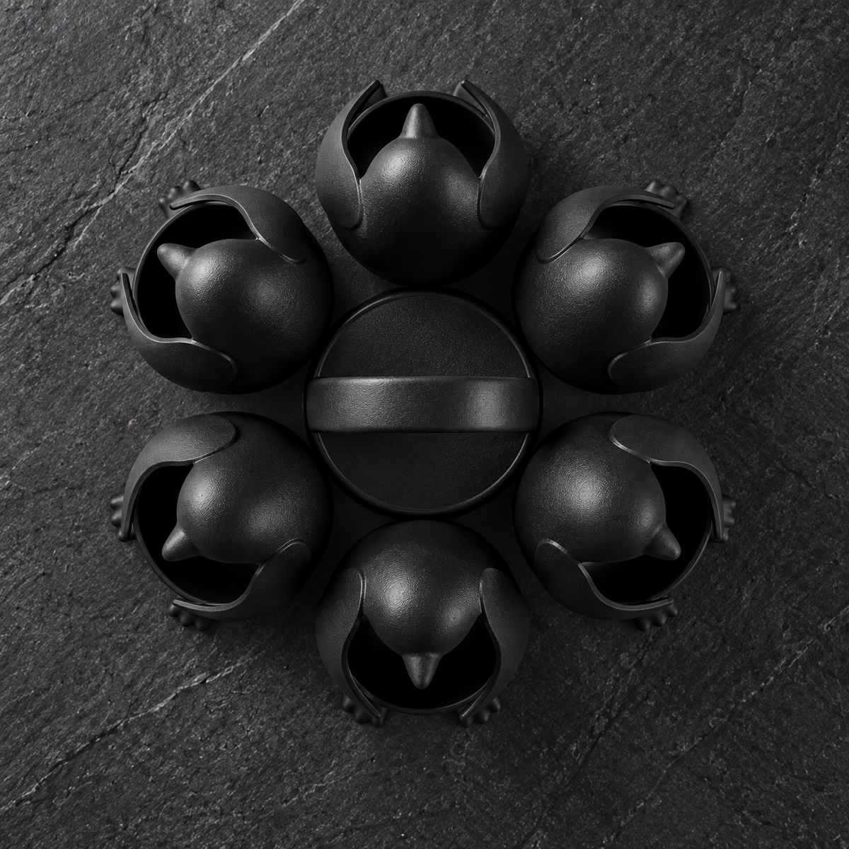 Penguin Egg Boiler Rack – 6-Egg Silicone Cooking & Steaming Holder