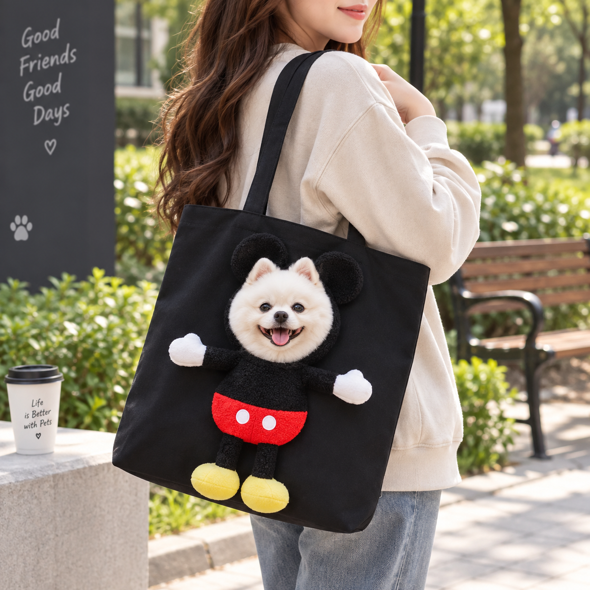 CozyPaw Lightweight Pet Carrier Tote – Breathable Small Dog & Cat Travel Bag