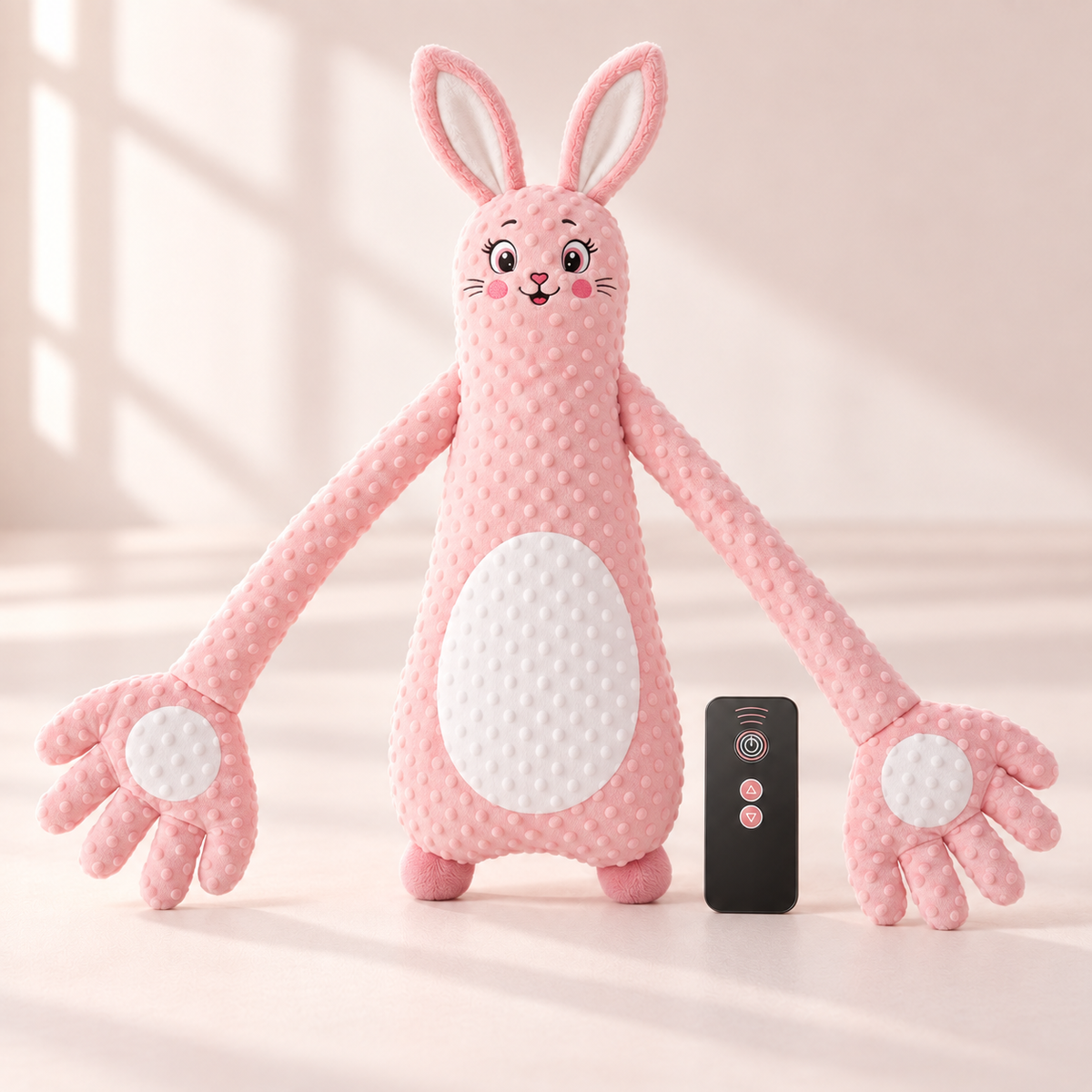 SnuggleTap Baby Soothing Patting Pillow – Remote-Controlled Plush Cuddle Buddy