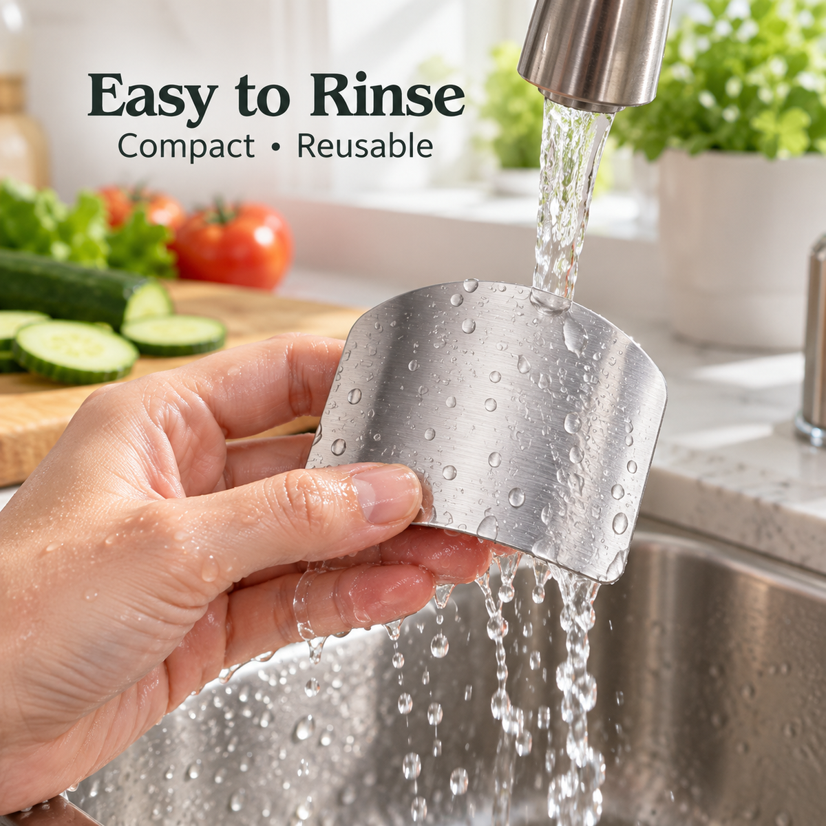 SafeSlice Stainless Steel Finger Guard