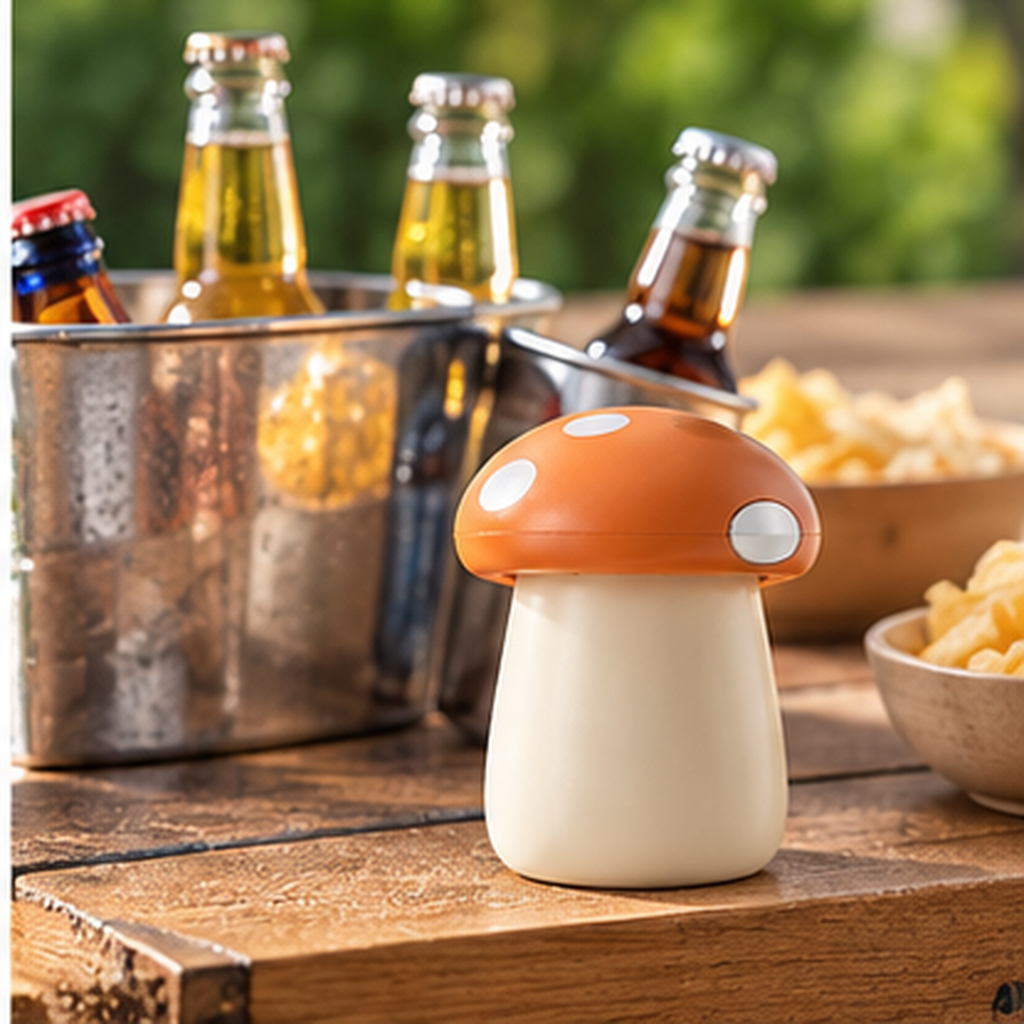 MushroomPop 2-in-1 Magnetic Bottle & Can Opener