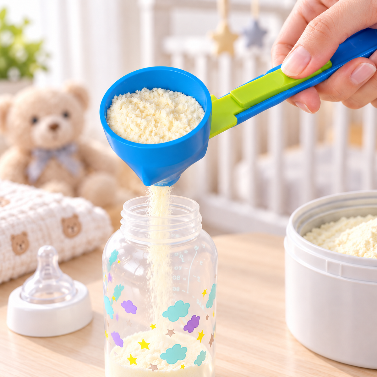 Portable Protein Powder Sliding Spoon