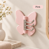 Butterfly 3-Hook Rotating Adhesive Wall Hanger