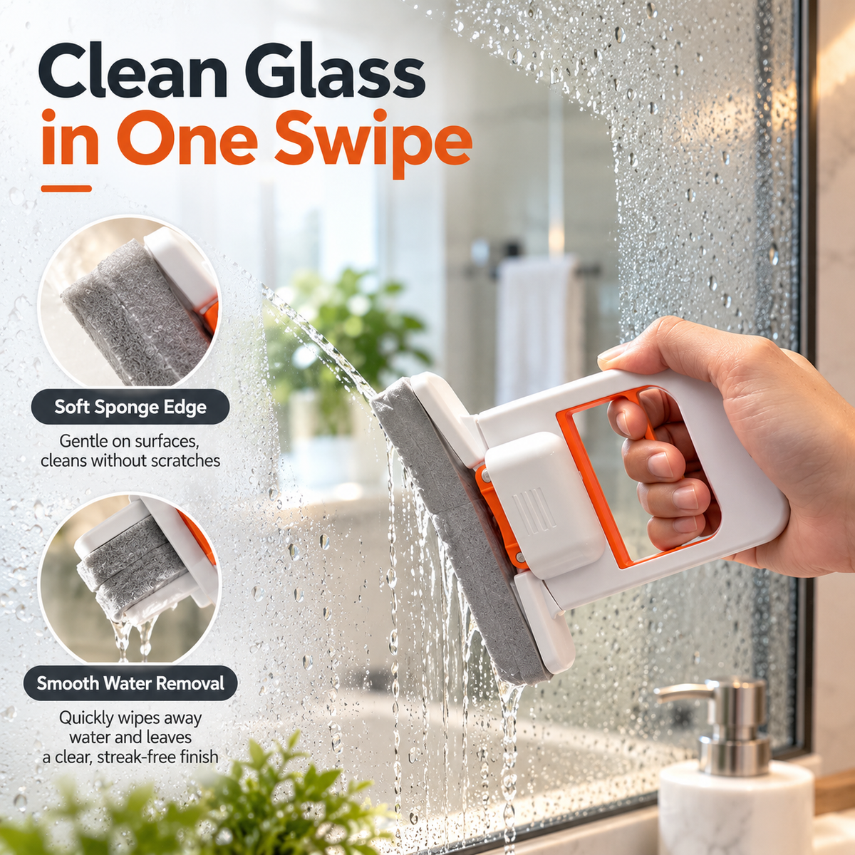 3-Piece Foldable Handheld Cleaning Set