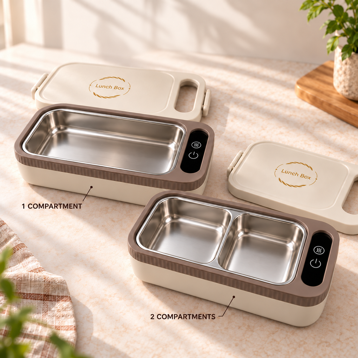 Cordless Heated Lunch Box – 900 ml