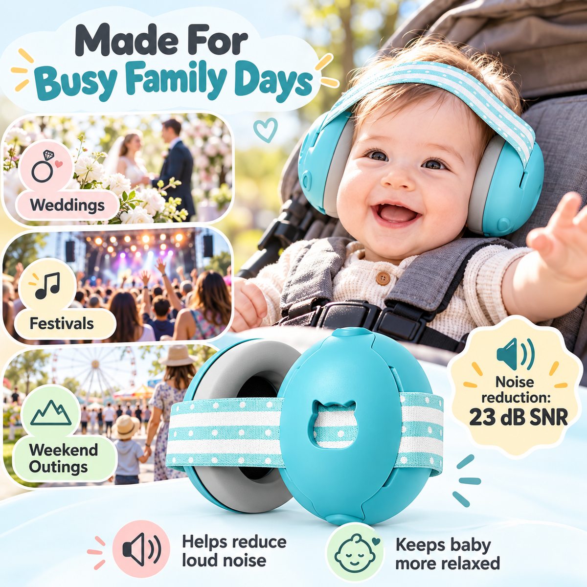 Baby Noise Reduction Earmuffs