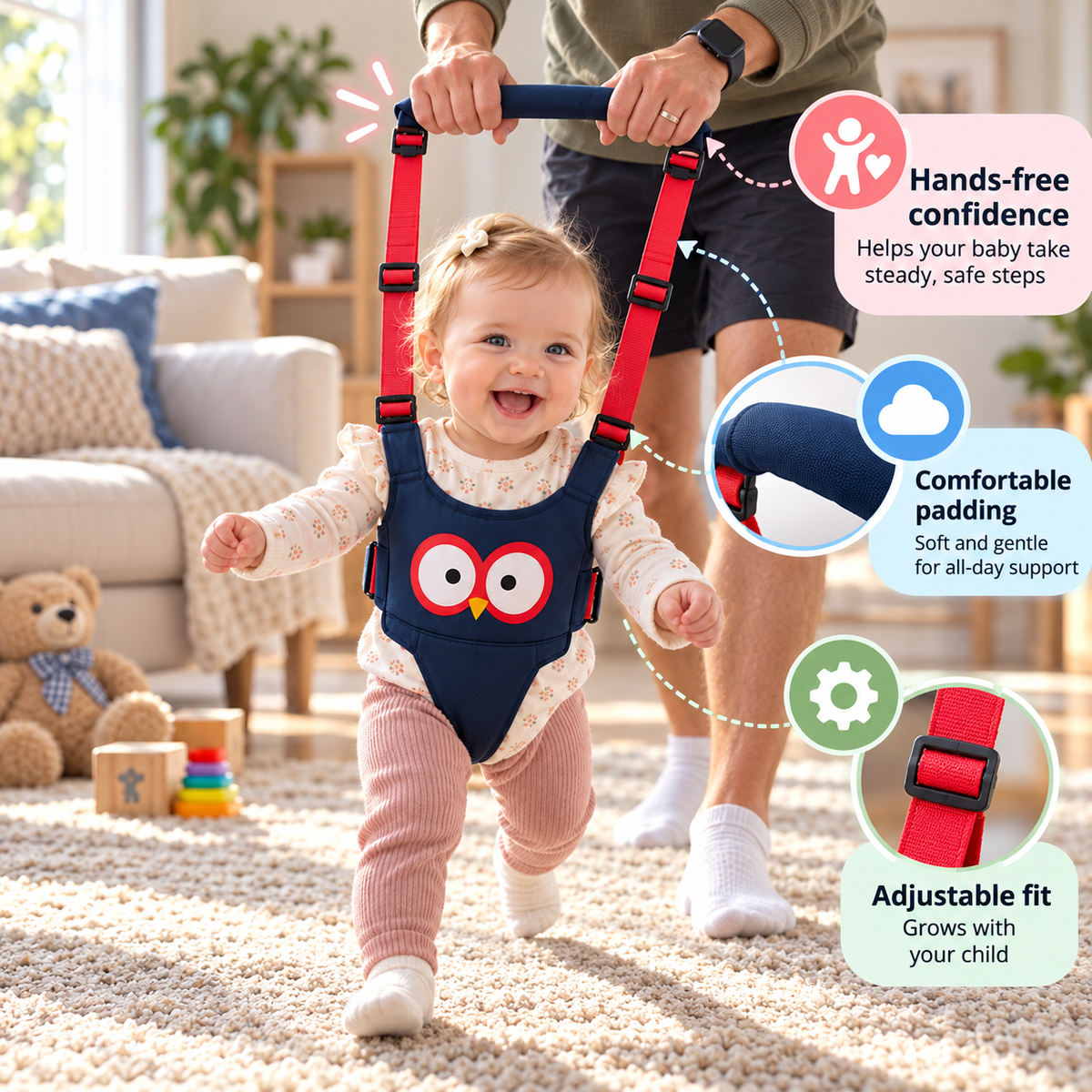 Detachable Baby Walking Harness