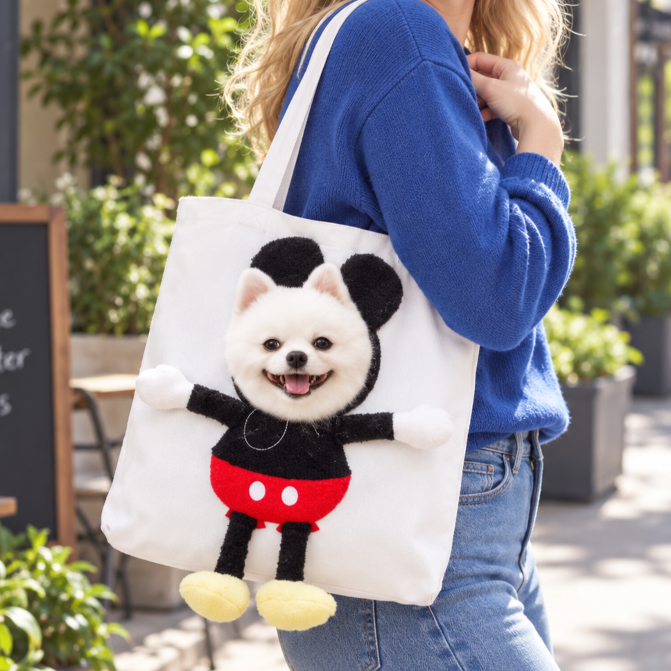 CozyPaw Lightweight Pet Carrier Tote – Breathable Small Dog & Cat Travel Bag