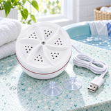 Portable Mini Washing Machine USB Powered Turbo Washer for Underwear Socks and Travel
