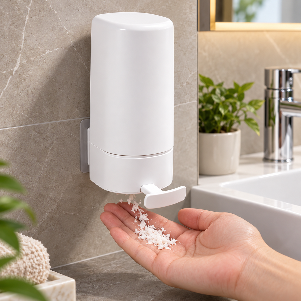 Wall Mounted Soap Saver Dispenser – No-Drip Bar Soap Holder & Bathroom Soap Organizer