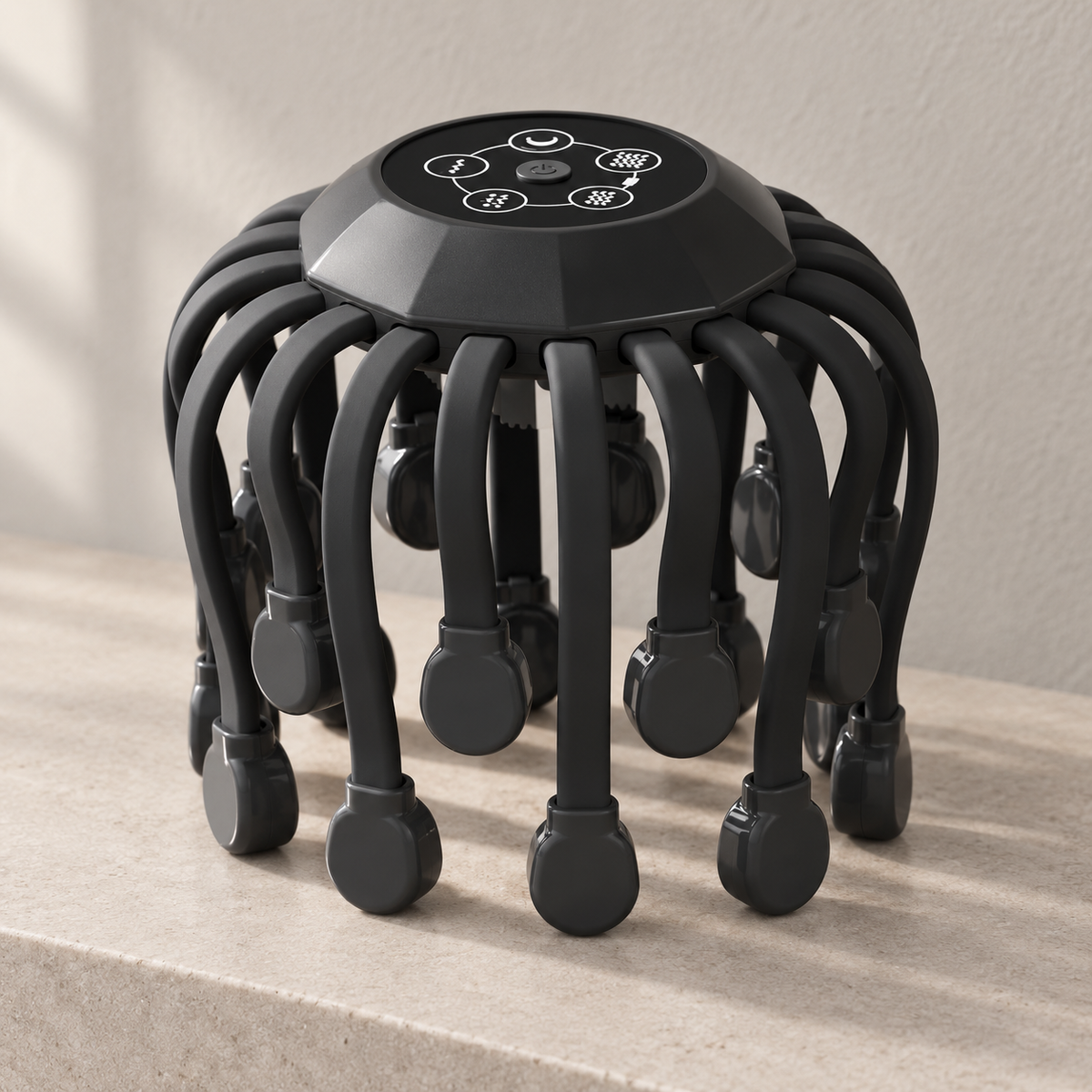 Rechargeable Octopus Scalp Massager with 20 Massage Points & 5 Vibration Modes