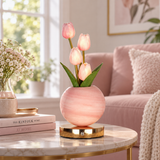 Rechargeable Tulip Ceramic Table Lamp