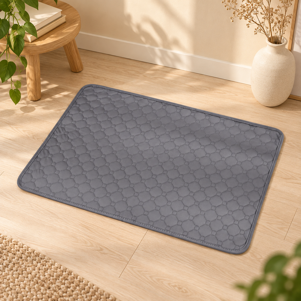 Reusable Washable Dog Pee Pad, 4-Layer Waterproof Pet Training Mat