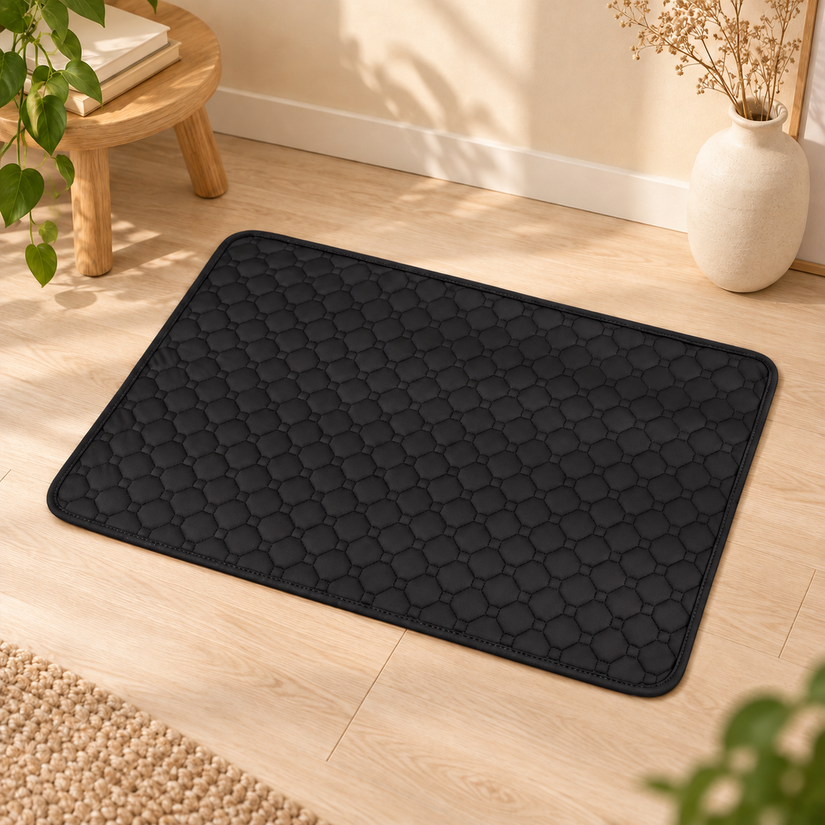 Reusable Washable Dog Pee Pad, 4-Layer Waterproof Pet Training Mat