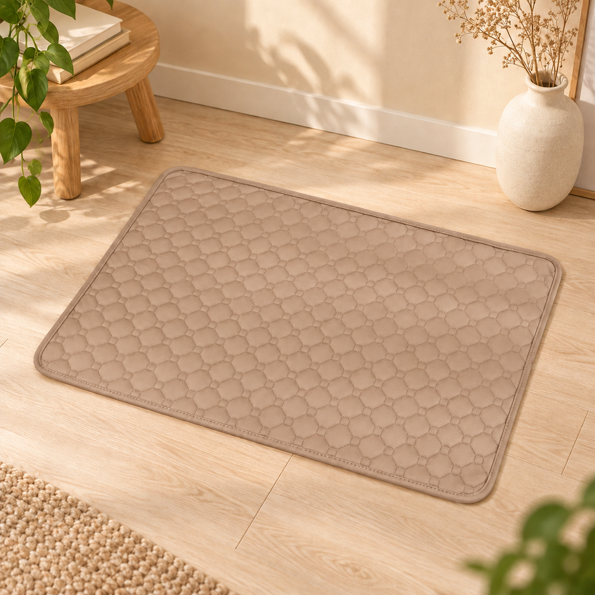 Reusable Washable Dog Pee Pad, 4-Layer Waterproof Pet Training Mat