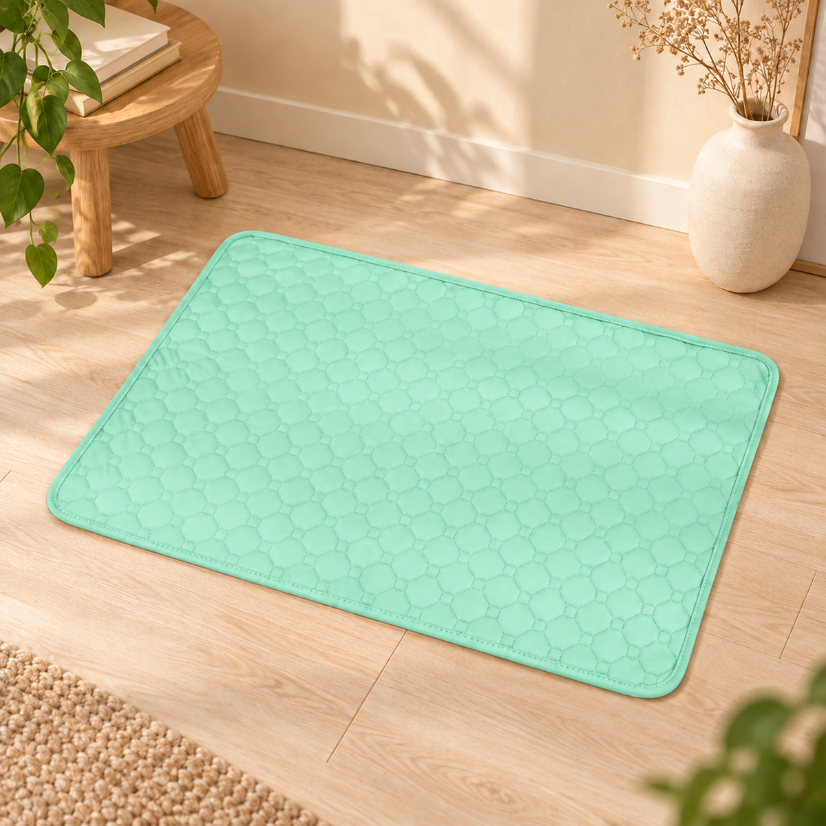 Reusable Washable Dog Pee Pad, 4-Layer Waterproof Pet Training Mat