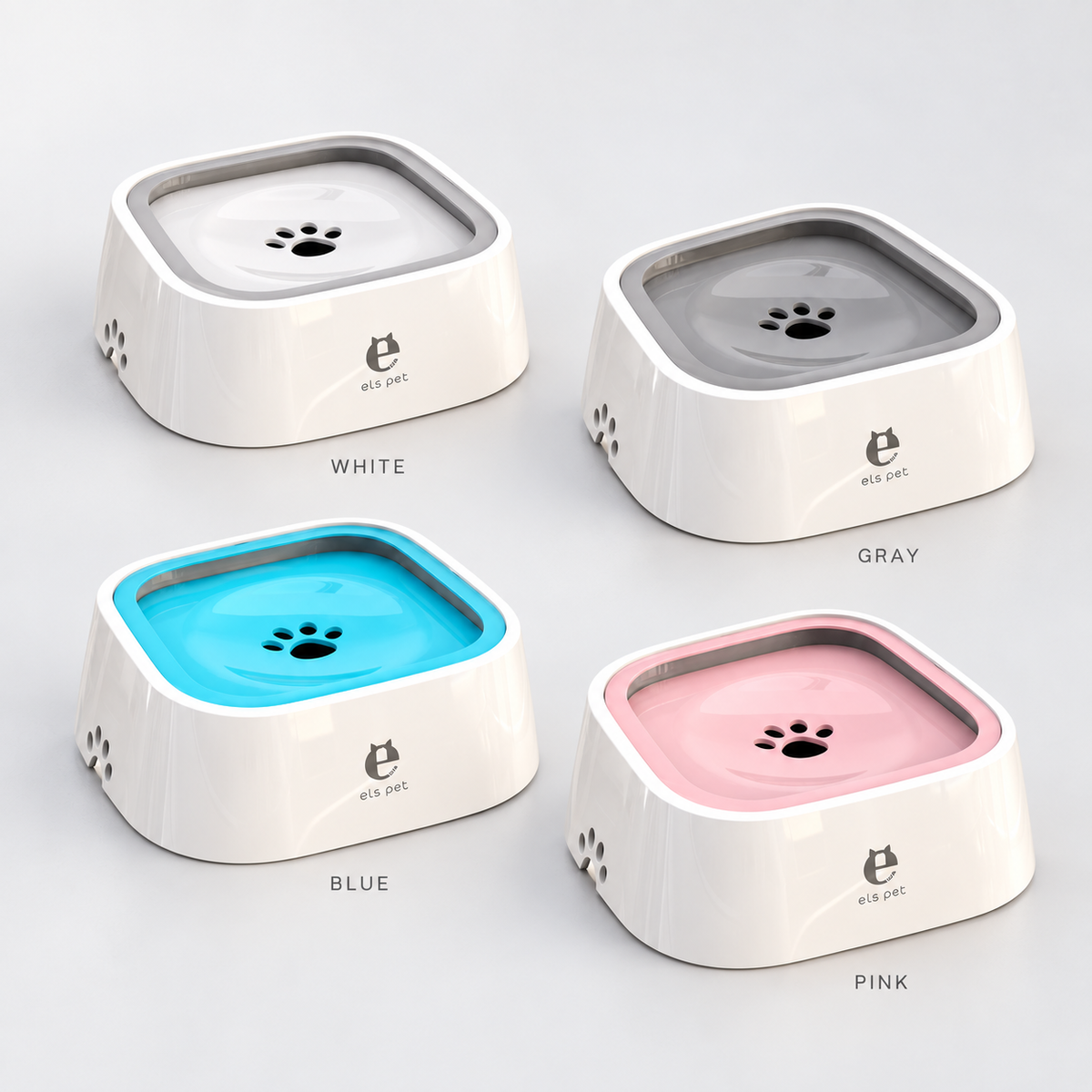 Splash-Reducing Floating Pet Water Bowl | 1 L & 1.5 L