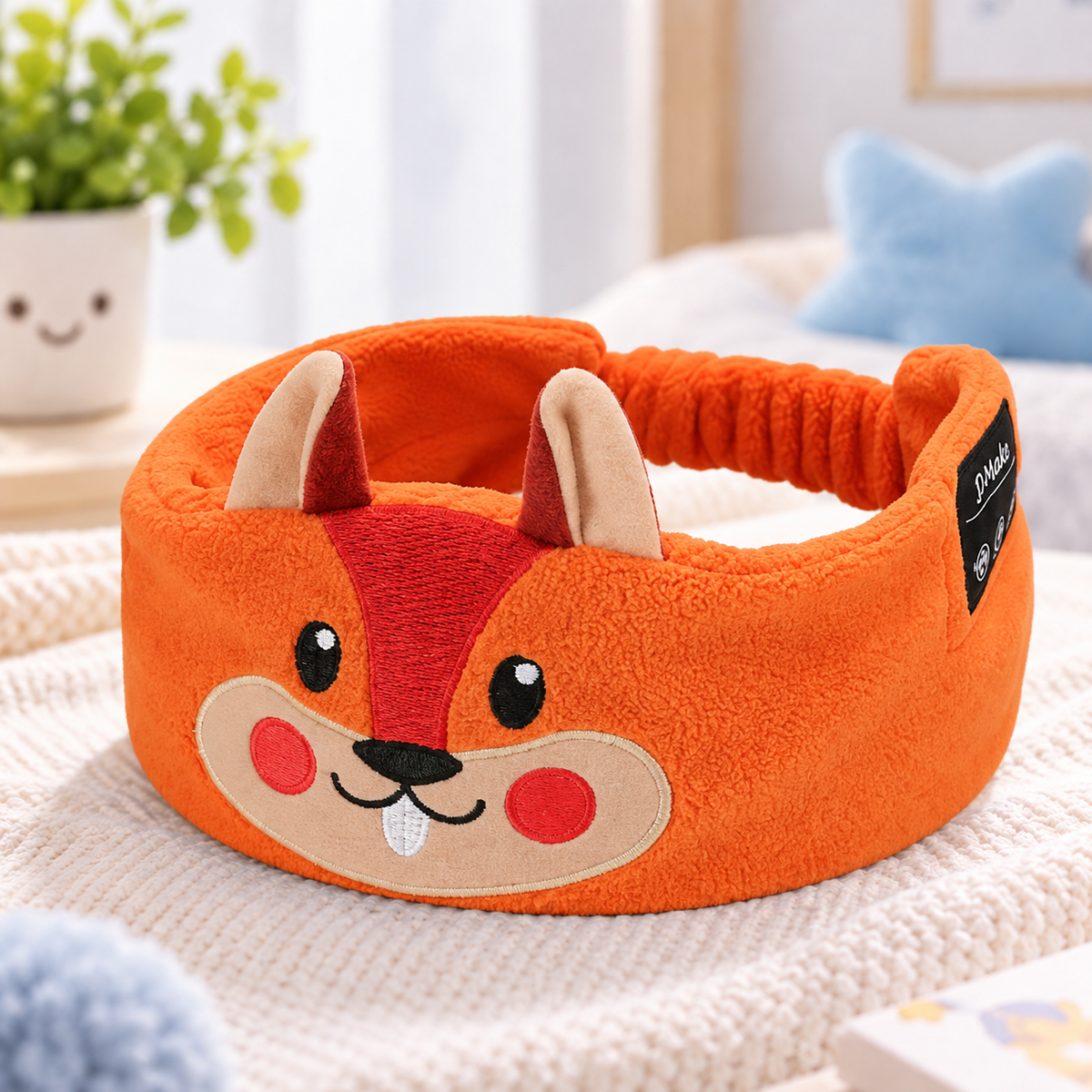 Cartoon Animal Bluetooth Sleep Headband with Built-In Wireless Earphones