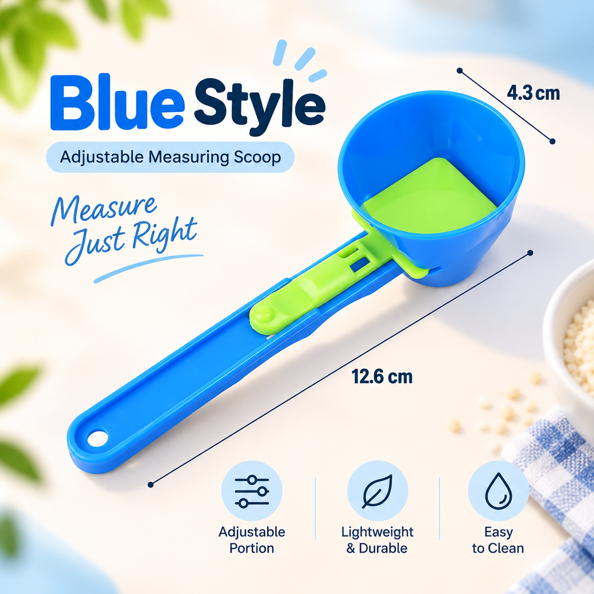 Portable Protein Powder Sliding Spoon