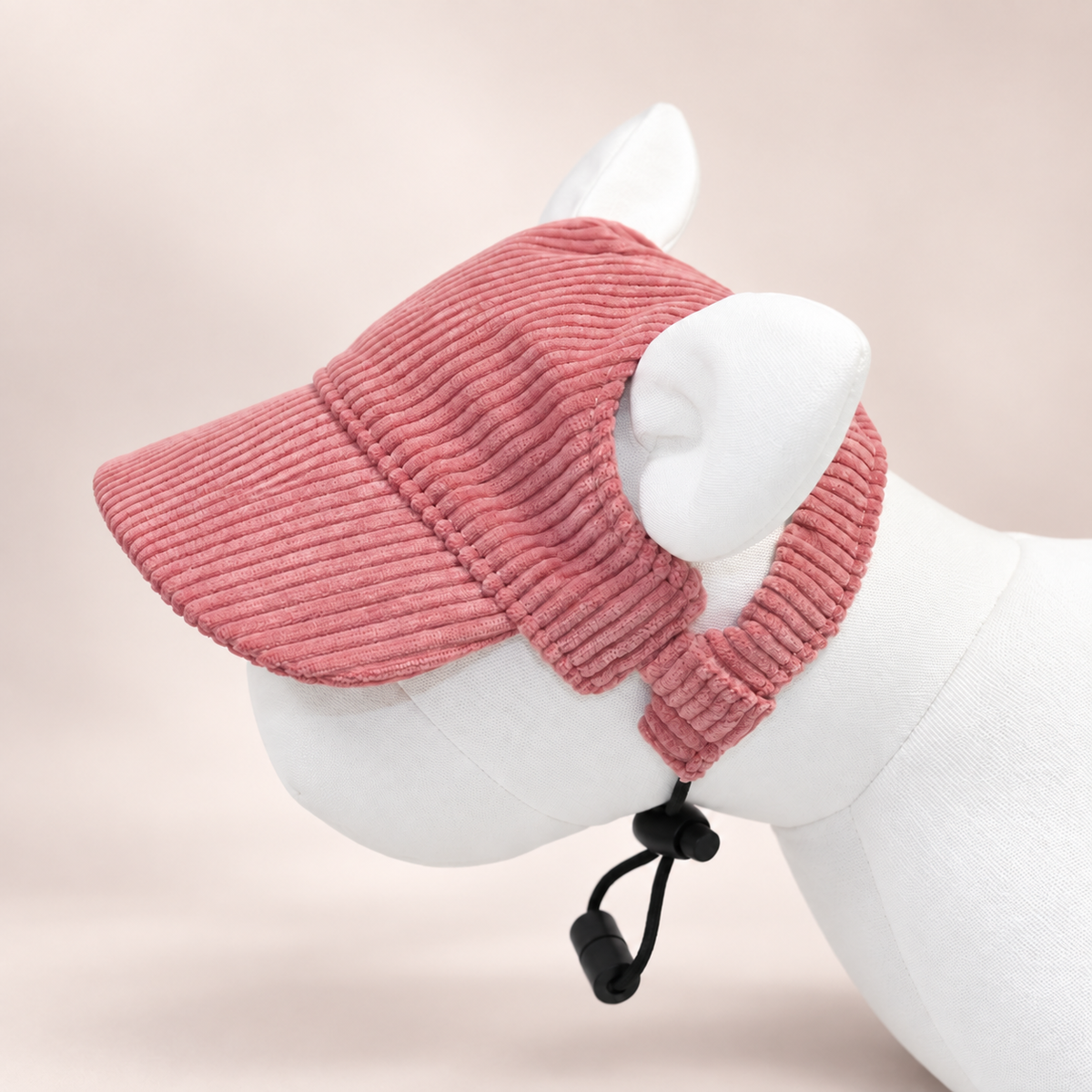 Adjustable Corduroy Dog Baseball Cap