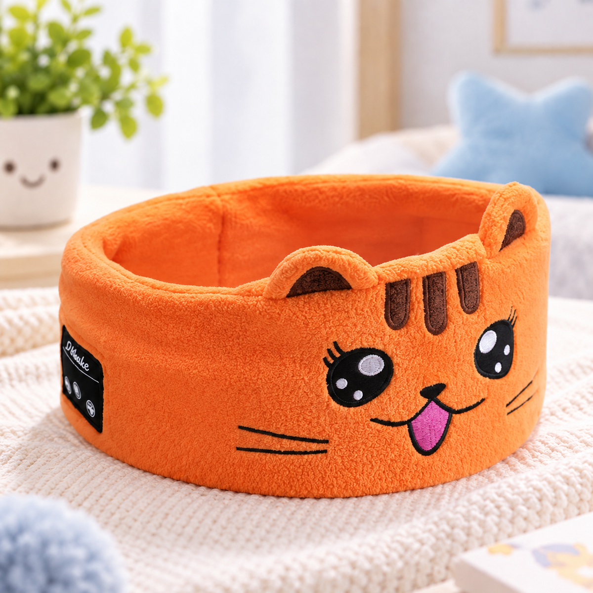 Cartoon Animal Bluetooth Sleep Headband with Built-In Wireless Earphones