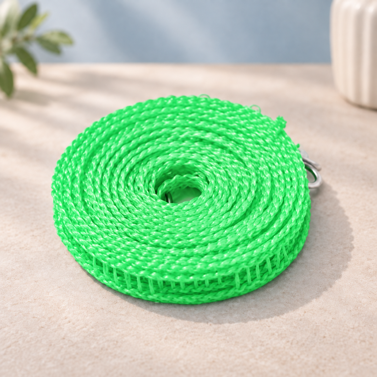 Windproof Fence-Style Clothesline, Portable Anti-Slip Drying Rope