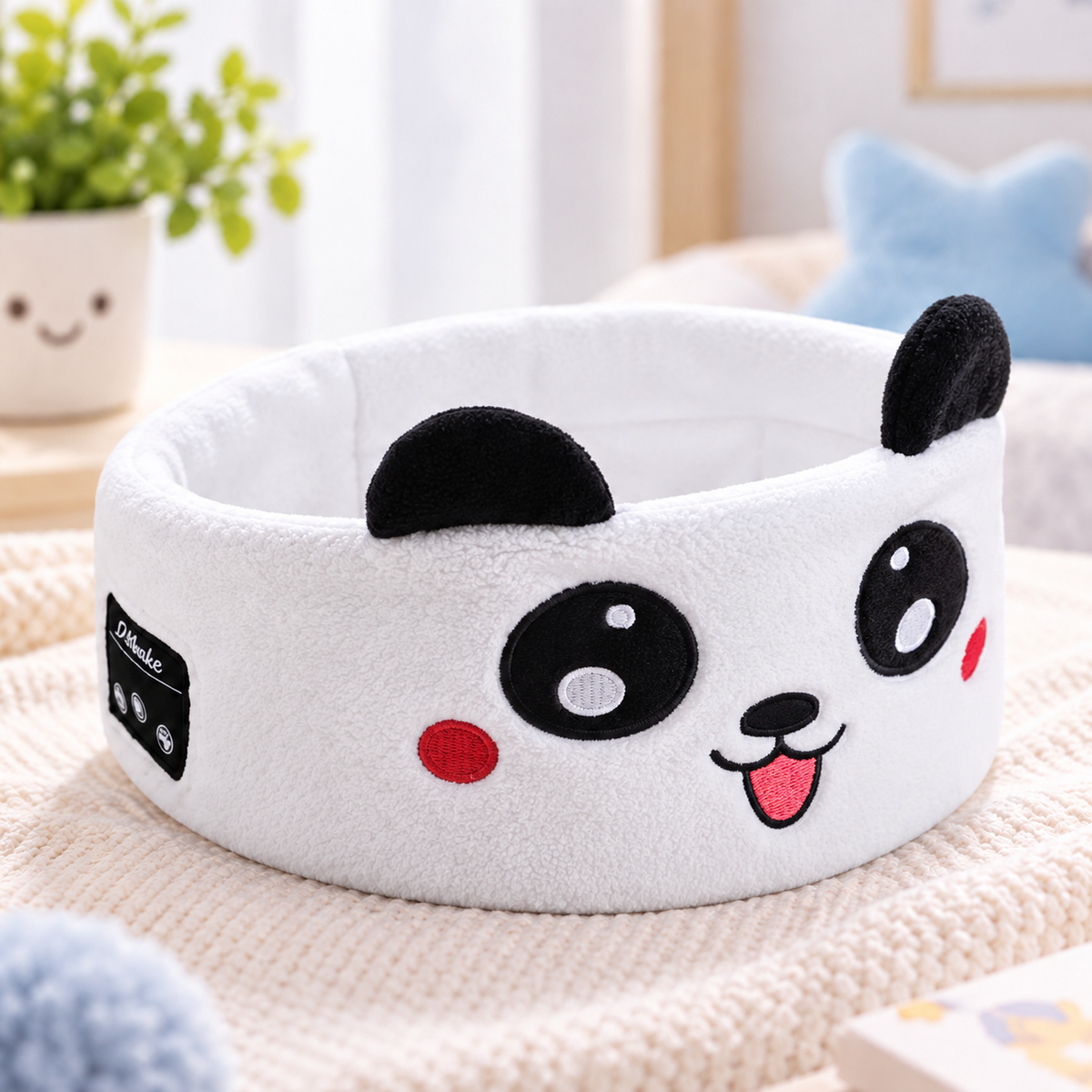 Cartoon Animal Bluetooth Sleep Headband with Built-In Wireless Earphones