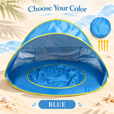 Pop-Up Baby Beach Tent with Built-In Pool