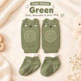 Baby Anti-Slip Knee Pad Socks
