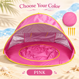 Pop-Up Baby Beach Tent with Built-In Pool