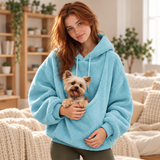 Plush Pet Pocket Hoodie