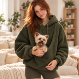 Plush Pet Pocket Hoodie