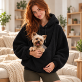 Plush Pet Pocket Hoodie
