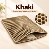 Double Layer Honeycomb Cat Litter Mat Waterproof Litter Trap Pad